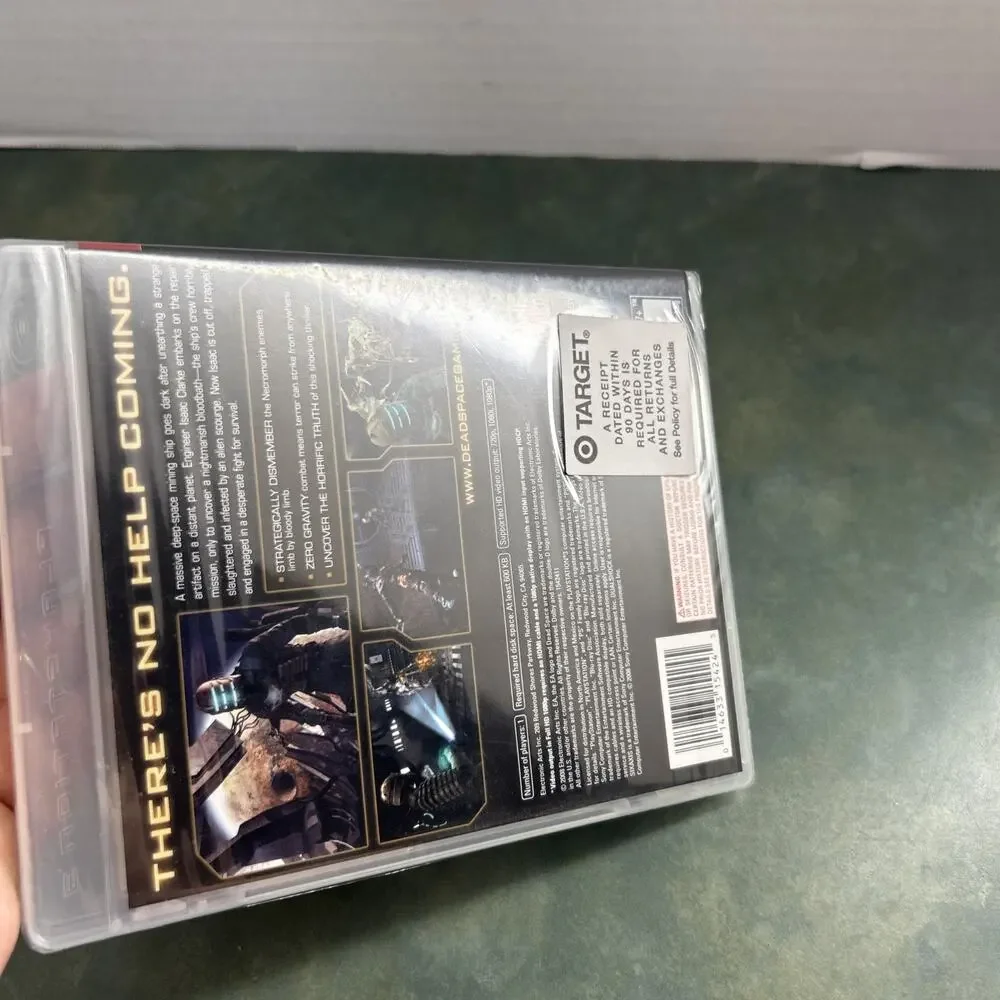 Dead Space PS3 PlayStation 3 2008 EA New Sealed Shrink Wrap Torn Sticker READ